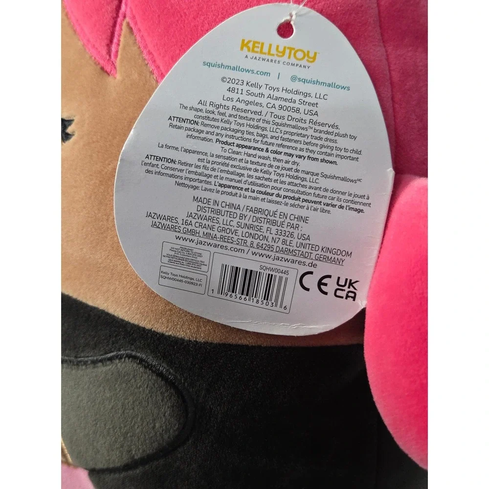 Squishmallows Ditka Witch‎ Plush Halloween Black Stuffed Animal Kids Toy 15